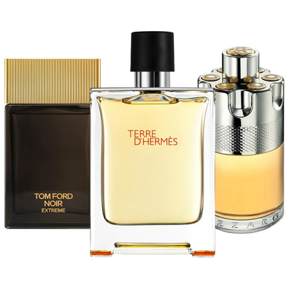 3 Perfumes Terre d’Hermès, Azzaro Wanted, Tom Ford Noir Extreme (Eau de Parfum)