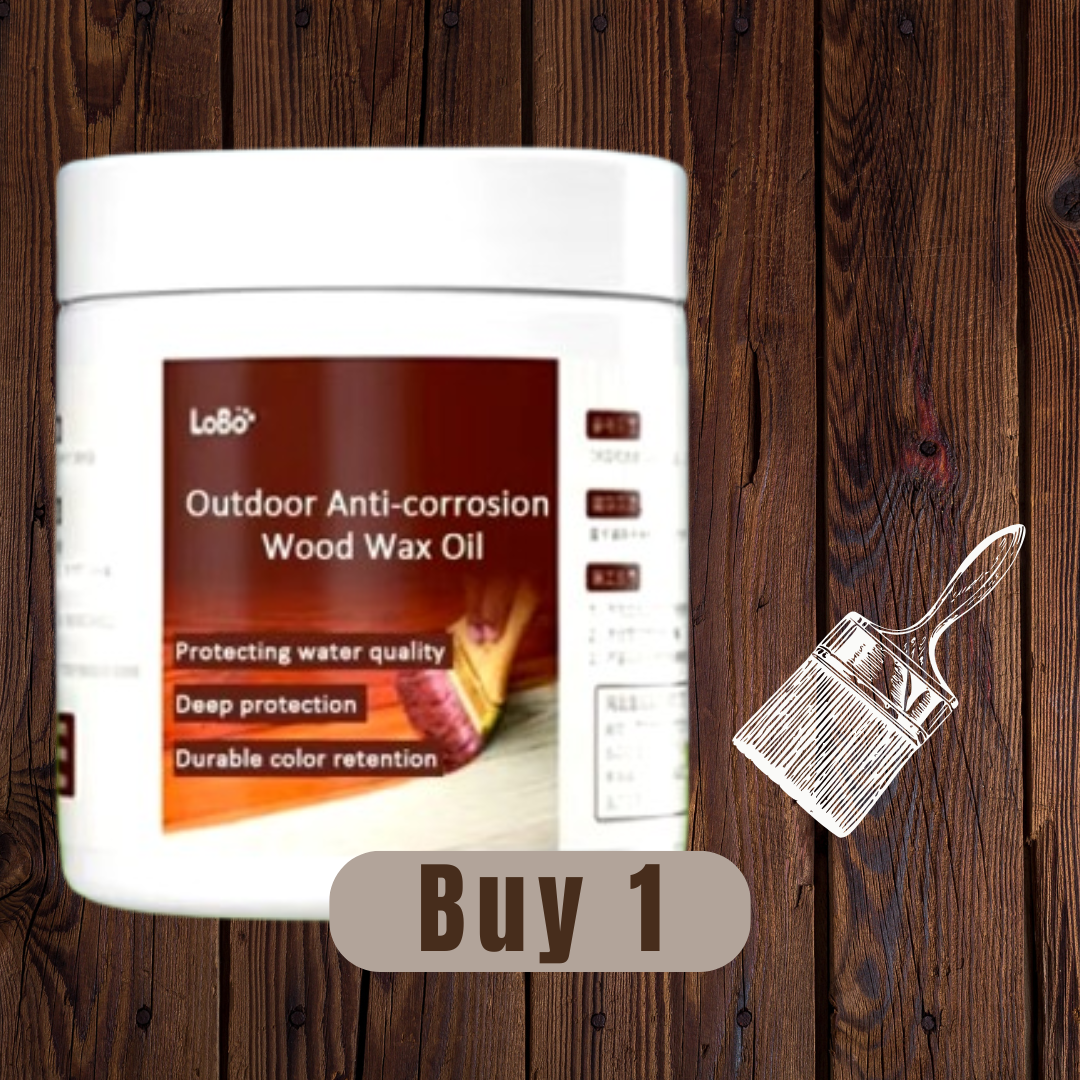 Outdoor Anti-Corrosion Wood Wax Oil (Waterproofing and Renovation)