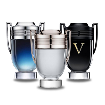 3 Perfumes Paco Rabanne INVICTUS LEGEND, Paco Rabanne INVICTUS and Paco Rabanne INVICTUS VICTORY 100ml (Eau de Parfum)