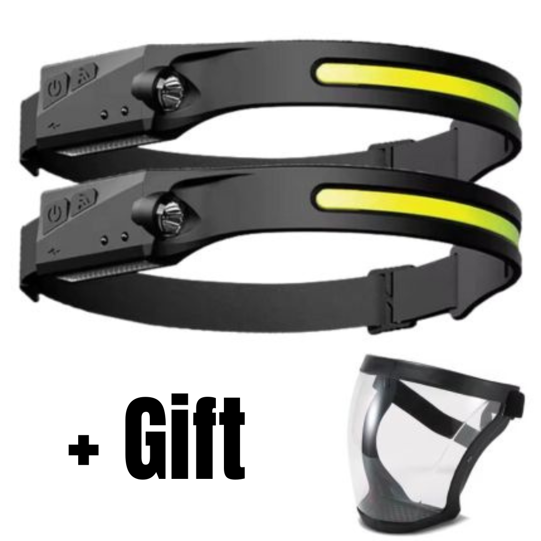 Headlamp with Sensor + GIFT