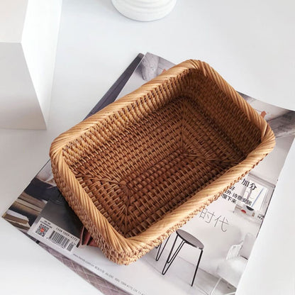 Handmade Rattan Rush Basket