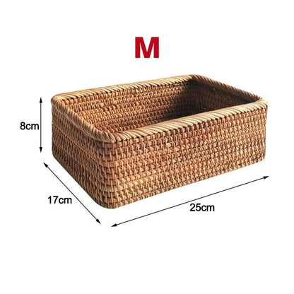 Handmade Rattan Rush Basket