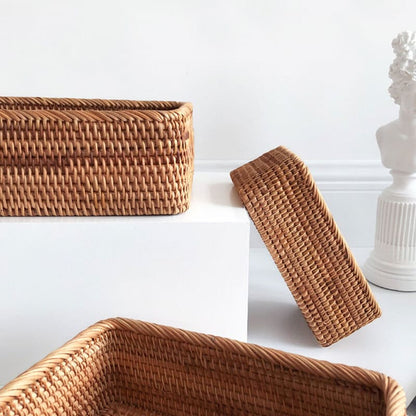 Handmade Rattan Rush Basket