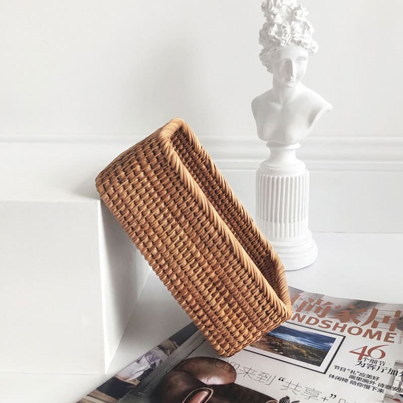 Handmade Rattan Rush Basket