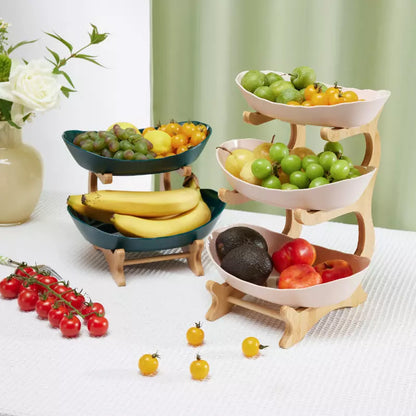 Bamboo Fruit Basket for Table