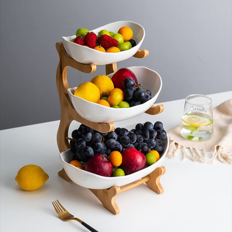 Bamboo Fruit Basket for Table