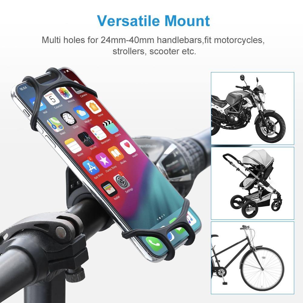 Suporte Universal De Moto E Bike De Silicone 360